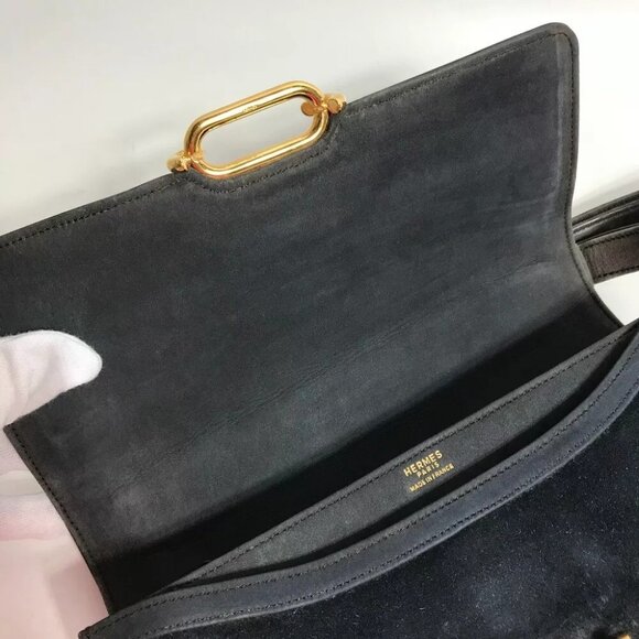 HERMES Shawl vintage Fonsbell 24 Hand Bag Shoulder Bag - Picture 16 of 16